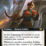 Siege Veteran (BRO-306) - The Brothers' War: (Extended Art)