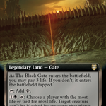 The Black Gate (LTC-160) - Tales of Middle-earth Commander: (Extended Art)