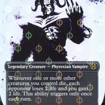 Vraan, Executioner Thane (ONE-441) - Phyrexia: All Will Be One: (Showcase) (Borderless) Foil
