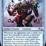 Modular Monstrosity (LIST-059) - The List (Unfinity Foil Edition) Foil