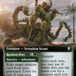 Tlincalli Hunter // Retrieve Prey (CLB-638) - Commander Legends: Battle for Baldur's Gate: (Extended Art)