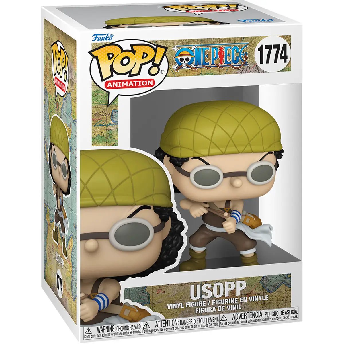 Pre-order POP! Animation One Piece Usopp figure by THE MIGHTY HOBBY SHOP, featuring detailed design and vibrant colors.