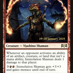 Immolation Shaman (PRE-106S) - Ravnica Allegiance Promos Foil