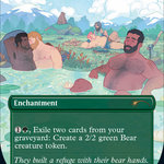 Bearscape (SLD-1008) - Secret Lair Drop (Borderless)