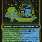 Ambassador Blorpityblorpboop (UNF-505) - Unfinity: (Showcase) Foil