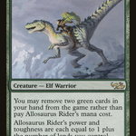 Allosaurus Rider (EVG-002) - Duel Decks: Elves vs. Goblins