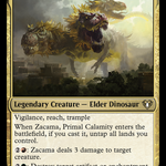 Zacama, Primal Calamity (CMM-365) - Commander Masters