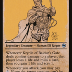 Krydle of Baldur's Gate (LIST-AFR-343) - The List: (Showcase)