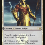 Mirran Crusader (BABP-14★) - Mirrodin Besieged Promos Foil