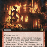 Burn Down the House (MID-352) - Innistrad: Midnight Hunt: (Extended Art)