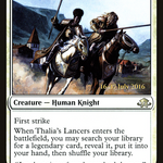 Thalia's Lancers (PRE-47S) - Eldritch Moon Promos Foil