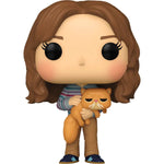 Pre-order POP! Harry Potter Hermione with Crookshanks collectible figure from THE MIGHTY HOBBY SHOP, featuring Hermione and her cat.