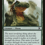 Craw Wurm (10E-257) - Tenth Edition