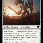Knighted Myr (CMM-036) - Commander Masters