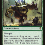 Thunderfoot Baloth (C16-172) - Commander 2016