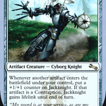 Jackknight (LIST-011/216) - The List (Unfinity Foil Edition) Foil