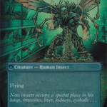 Delver of Secrets // Insectile Aberration (SLD-722) - Secret Lair Drop (Borderless) Foil