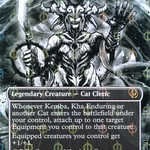 Kemba, Kha Enduring (ONE-423) - Phyrexia: All Will Be One: (Showcase) (Borderless) Foil
