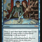 Accumulated Knowledge (FNM-008) - Friday Night Magic 2004 Foil