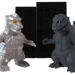 Collectible 2-inch Godzilla blind box figure from Bandai Movie Monster Series, part of Wave 1, displayed in a blind box packaging