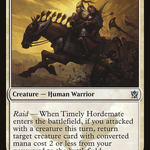Timely Hordemate (KTK-027) - Khans of Tarkir
