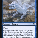 Juvenile Mist Dragon (CLB-079) - Commander Legends: Battle for Baldur's Gate
