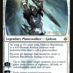 Gideon Blackblade (PRE-13S) - War of the Spark Promos Foil