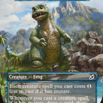Pollywog Symbiote (IKO-372) - Ikoria: Lair of Behemoths / Babygodzilla, Ruin Reborn (Borderless)