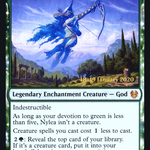 Nylea, Keen-Eyed (PRE-185S) - Theros Beyond Death Promos: (enchantment) Foil