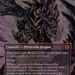 Capricious Hellraiser (ONE-353) - Phyrexia: All Will Be One (Borderless) Foil