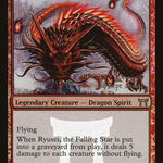 Ryusei, the Falling Star (PRE-185★) - Champions of Kamigawa Promos Foil