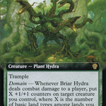 Briar Hydra (DMU-427) - Dominaria United: (Extended Art)
