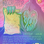 Goblin Recruiter (SLD-1313★) - Secret Lair Drop (Borderless) Foil