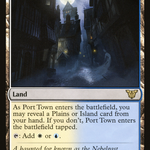 Port Town (NEC-174) - Neon Dynasty Commander
