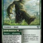 Beanstalk Giant // Fertile Footsteps (CMM-275) - Commander Masters