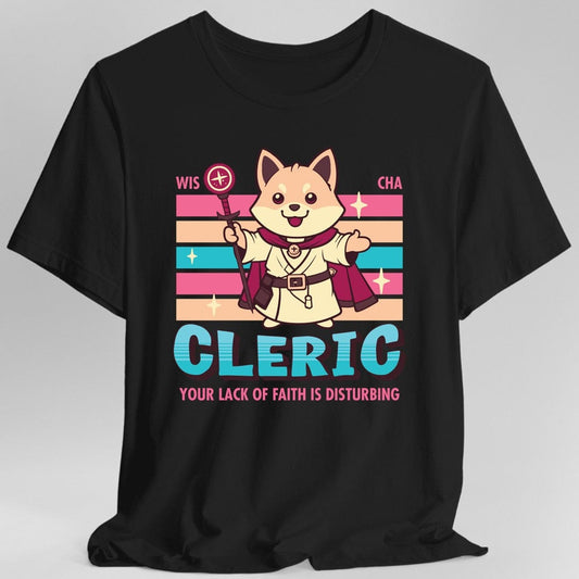 DnD Cleric Shirt - D&D Kawaii Class T-shirt