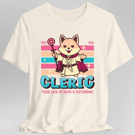 DnD Cleric Shirt - D&D Kawaii Class T-shirt