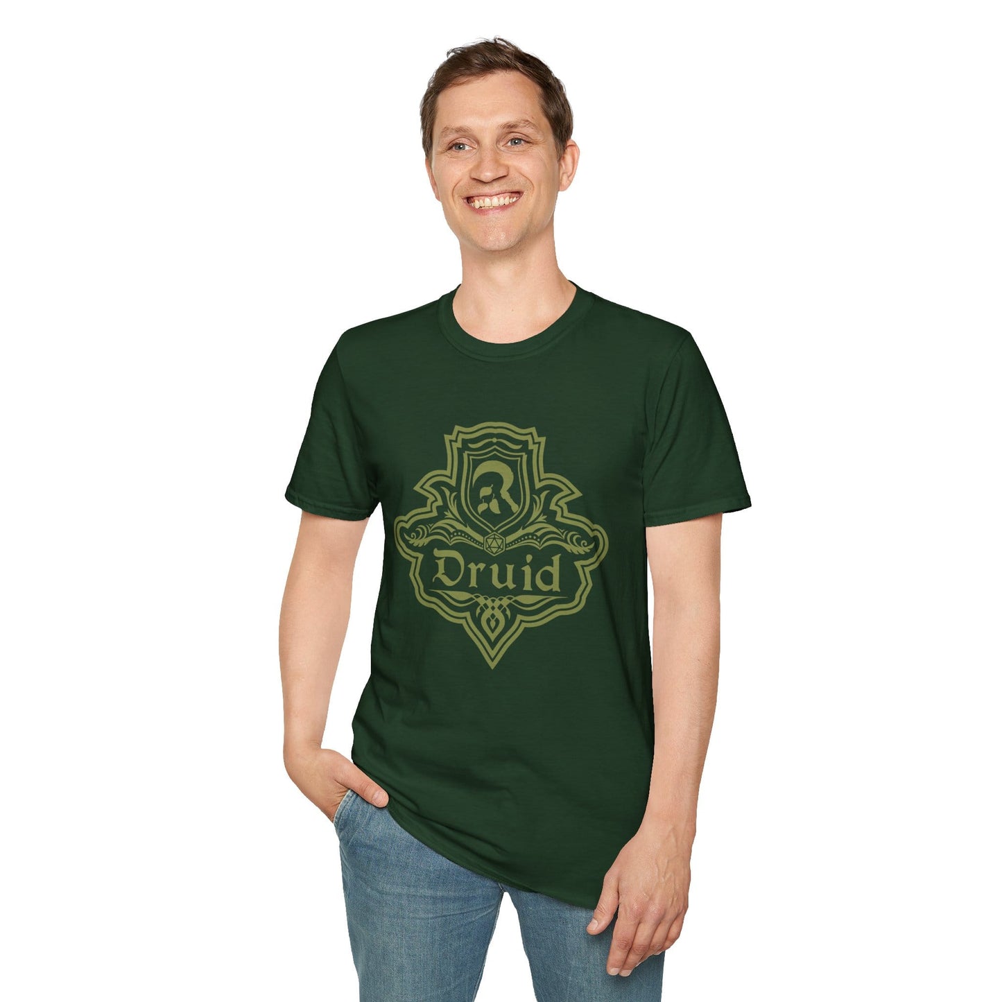 DnD Druid Class Emblem T-Shirt - Dungeons & Dragons Druid Tee