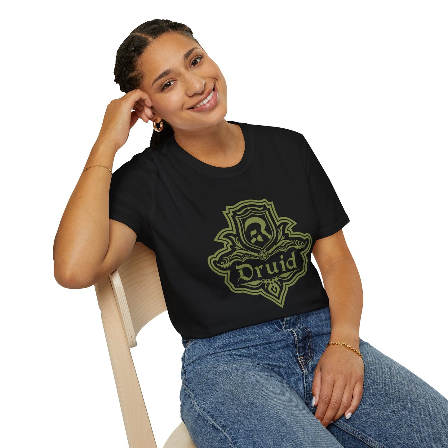 DnD Druid Class Emblem T-Shirt - Dungeons & Dragons Druid Tee