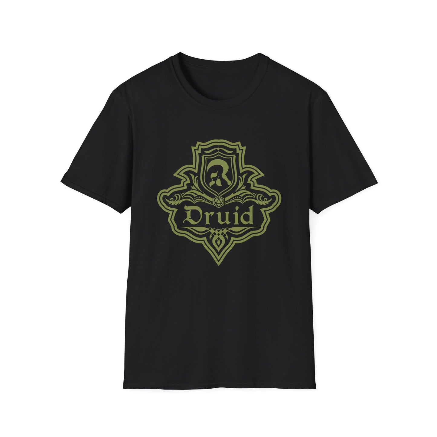 DnD Druid Class Emblem T-Shirt - Dungeons & Dragons Druid Tee