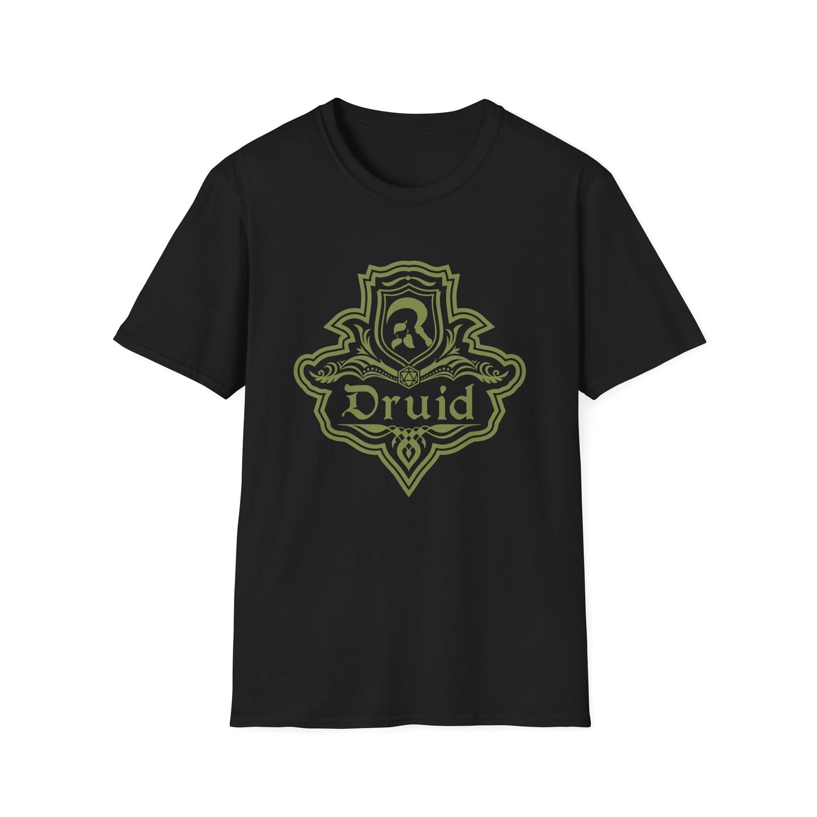 D&D Druid Class Emblem T-Shirt - Dungeons & Dragons Druid Tee