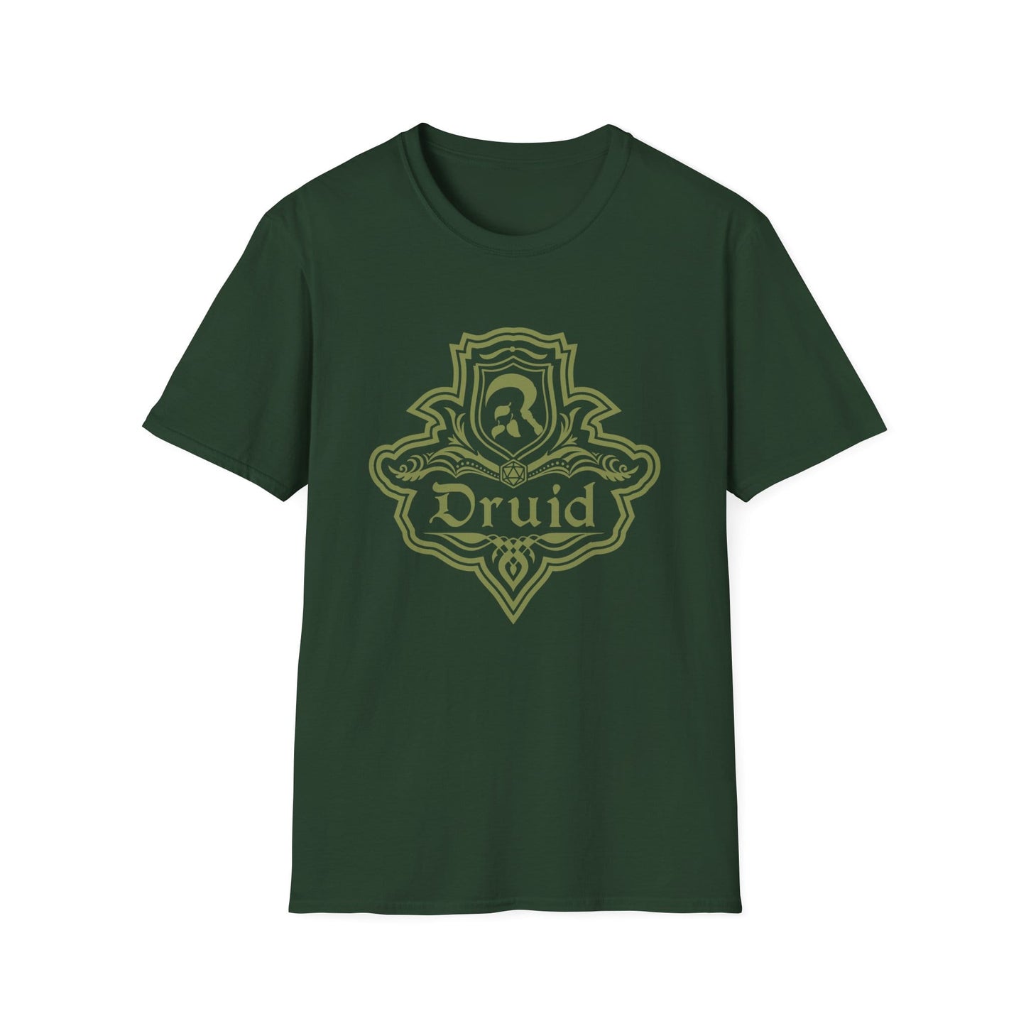 DnD Druid Class Emblem T-Shirt - Dungeons & Dragons Druid Tee