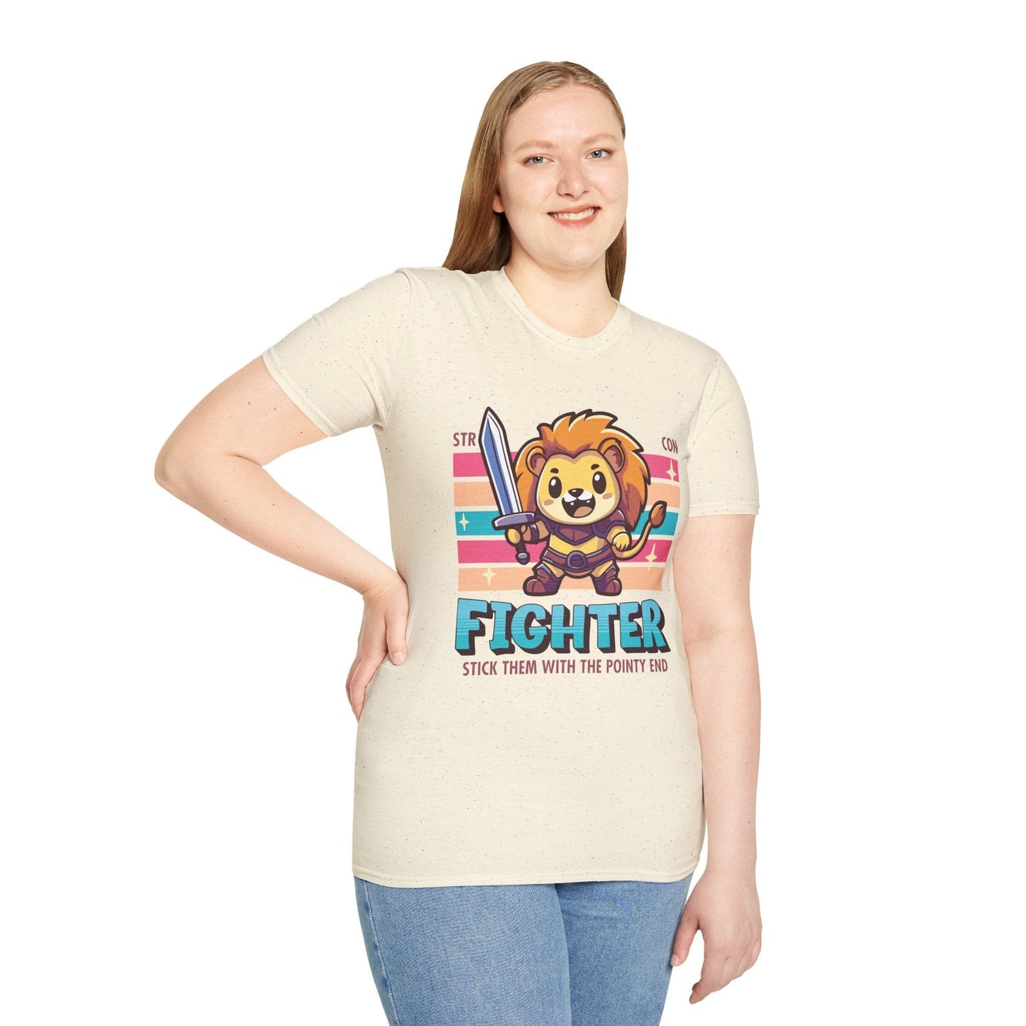 DnD Fighter Shirt - D&D Kawaii Class T-shirt