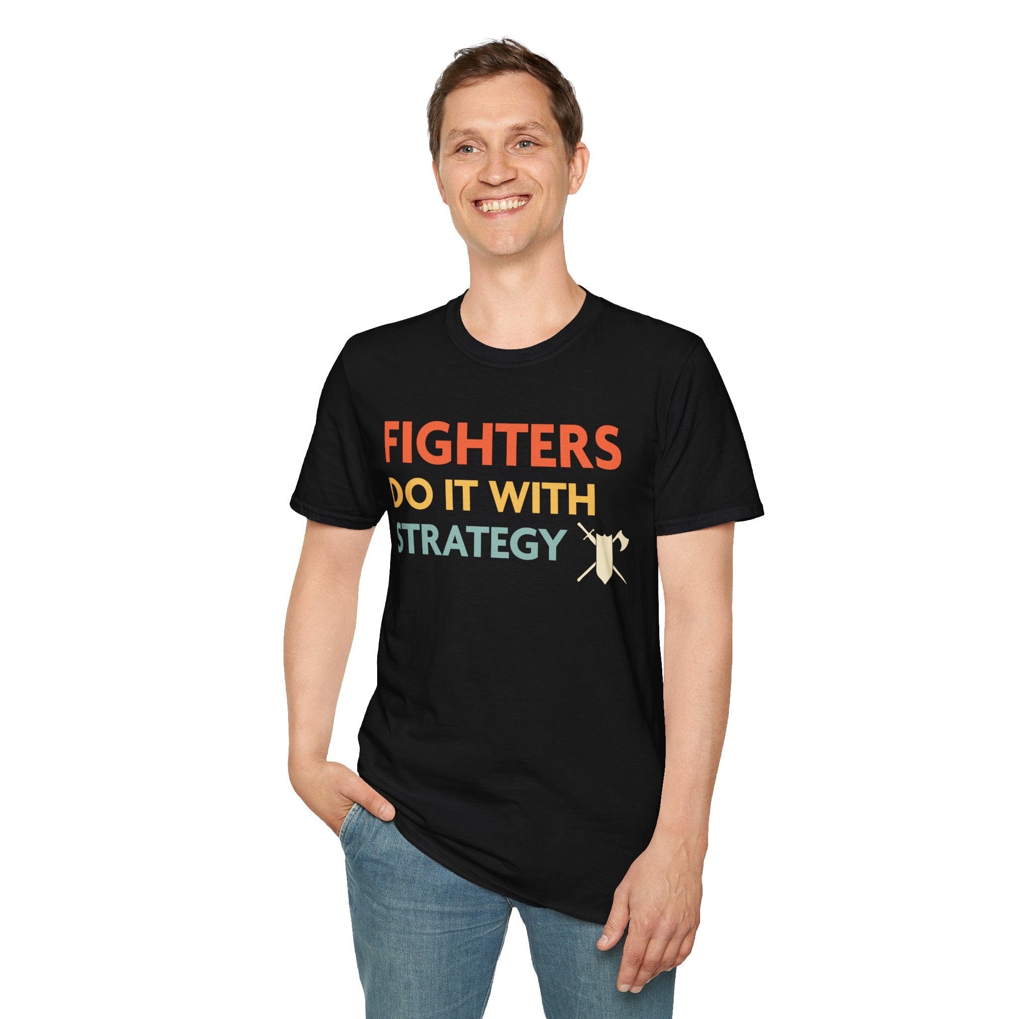 D&D Fighters Do It With Strategy Shirt