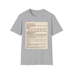 D&D Husband Stat Block T-Shirt