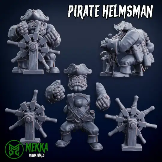Copy of 3d Printed Orc Helmsman and Gunner by Mekka Miniatures by Last Hope Miniatures