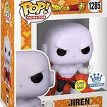 Jiren action figure from THE MIGHTY HOBBY SHOP, detailed pose with vibrant colors, showcasing character's strong stance and intricate design.