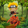 Naruto on Gamakichi action figure by THE MIGHTY HOBBY SHOP, featuring Naruto riding Gamakichi with detailed sculpt and vibrant colors.