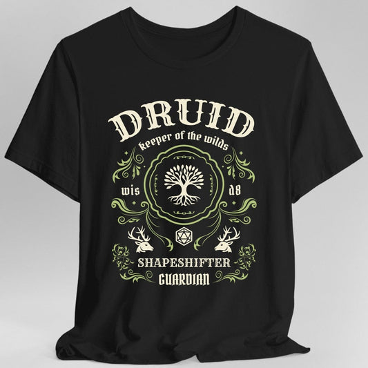 Druid Class Vintage Label T-Shirt