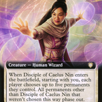 Disciple of Caelus Nin (Extended Art) (BRC-041) - The Brothers' War Commander: (Extended Art)